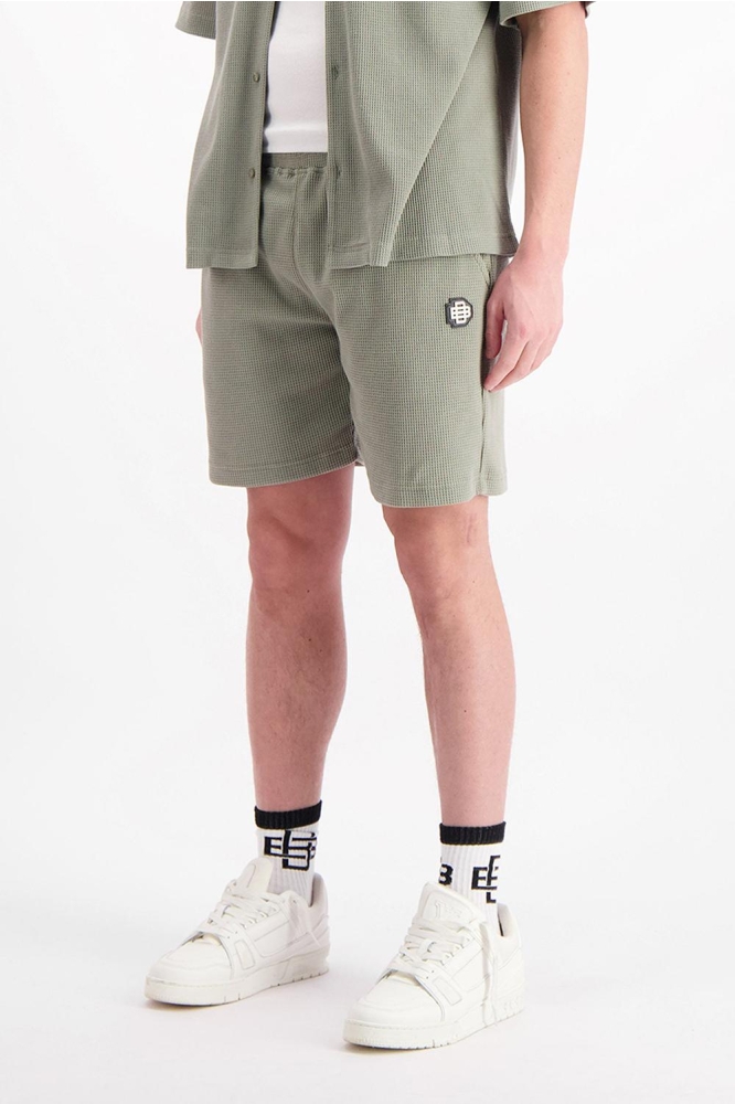 MONOGRAM WAFFLE SHORTS 1 125 5 20 GREEN